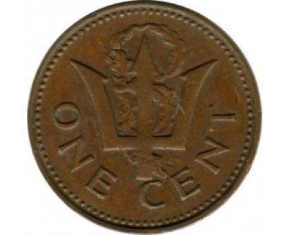 Барбадос 1 цент 1973-1991