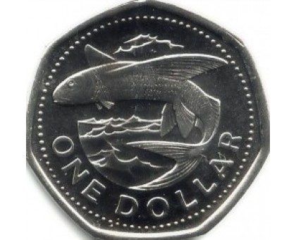 Барбадос 1 доллар 2007-2016