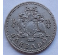 Барбадос 25 центов 1973-2006