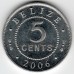 Белиз 5 центов 1976-2018