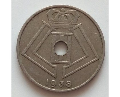 Бельгия 25 сантимов 1938 BELGIQUE - BELGIE