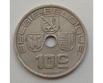 Бельгия 10 сантимов 1939 BELGIE - BELGIQUE
