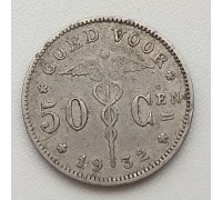 Бельгия 50 сантимов 1932 BELGIE