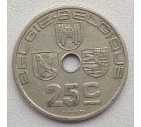 Бельгия 25 сантимов 1938 BELGIE - BELGIQUE
