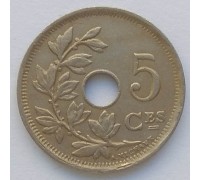 Бельгия 5 сантимов 1925 Belgique