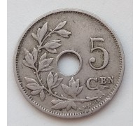 Бельгия 5 сантимов 1910 Belgie