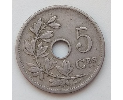 Бельгия 5 сантимов 1906 Belgique