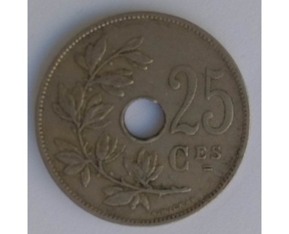 Бельгия 25 сантимов 1927 Belgique