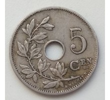 Бельгия 5 сантимов 1927 Belgie
