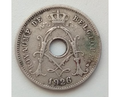 Бельгия 5 сантимов 1926 Belgique