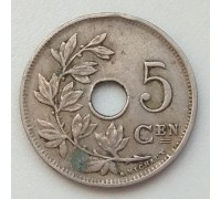 Бельгия 5 сантимов 1925 Belgie