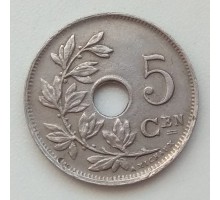 Бельгия 5 сантимов 1923 Belgie