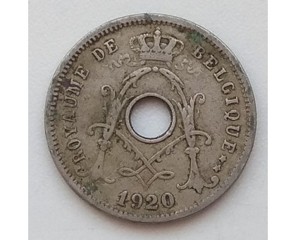 Бельгия 5 сантимов 1920 Belgique