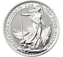 Великобритания 2 фунта 2020 Британия. Серебро