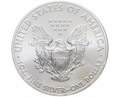 США 1 доллар 2003. Шагающая Свобода. Серебро