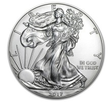 США 1 доллар 2017 Шагающая Свобода серебро