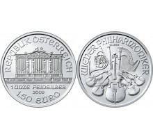 Австрия 1,5 евро 2017. Венская филармония. Серебро