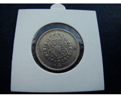 Швеция 1 крона 1945 серебро