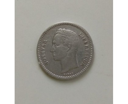 Венесуэла 1/2 боливара 1945 серебро