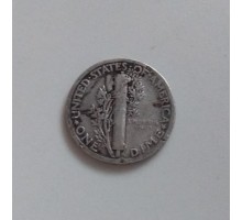 США 10 центов 1926 серебро