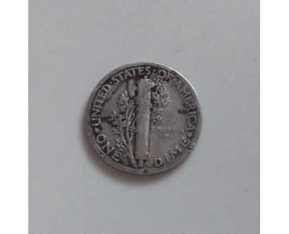США 10 центов 1926 серебро