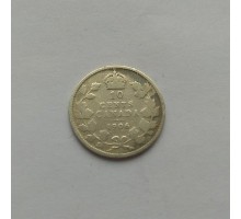 Канада 10 центов 1906 серебро