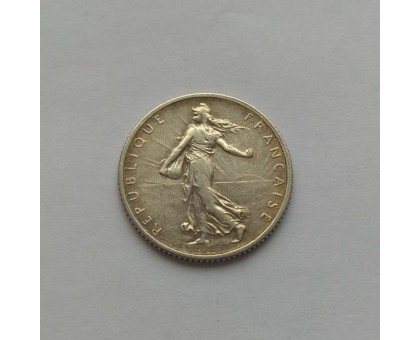 Франция 1 франк 1916 серебро