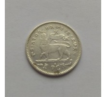Эфиопия 1 герш 1897-1903 серебро
