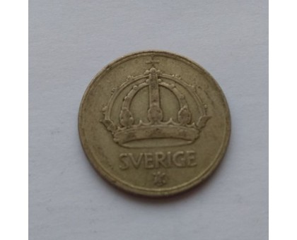 Швеция 50 эре 1949 серебро