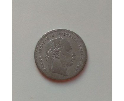 Австрия 20 крейцеров 1870 серебро