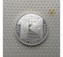 Германия 10 марок 1996. 150 лет первой католической ассоциации ремесленников А. Колпинга. Серебро