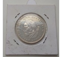 Германия 5 марок 1970. 200 лет со дня рождения Людвига ван Бетховена. Серебро