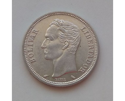 Венесуэла 1 боливар 1960 серебро