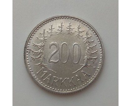 Финляндия 200 марок 1957. Серебро