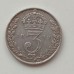 Великобритания 3 пенса 1912 серебро