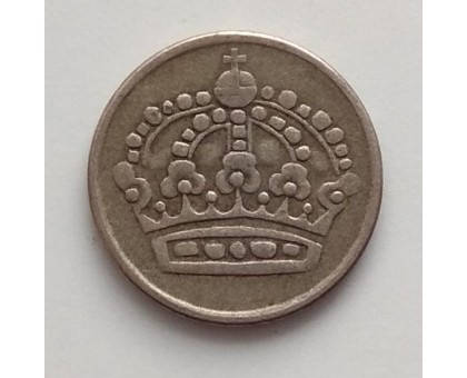 Швеция 25 эре 1953  серебро