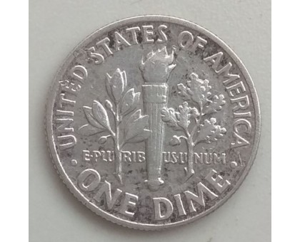 США 10 центов 1964 серебро