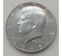США 50 центов 1965. Серебро
