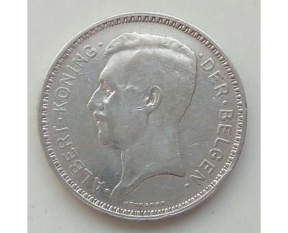 Бельгия 20 франков 1934 серебро