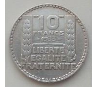 Франция 10 франков 1933 серебро