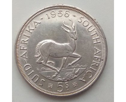 ЮАР 5 шиллингов 1956 серебро