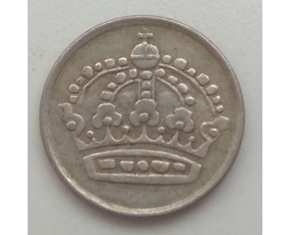 Швеция 10 эре 1958 серебро
