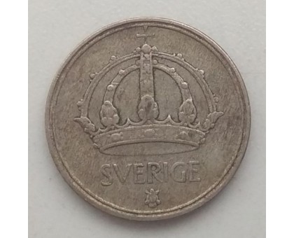 Швеция 10 эре 1950 серебро
