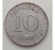 Швеция 10 эре 1919 серебро