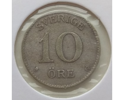 Швеция 10 оре 1939. Серебро