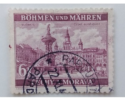 Богемия и Моравия 1940-1941. 6 к. (1033)