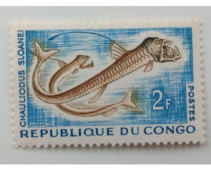 Конго 1961. Рыбы (1050)