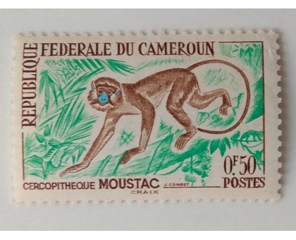 Камерун 1962. Обезьяна (1043)