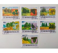 Монголия 1982. Шишки. Набор 6 шт (1171)