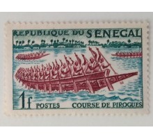 Сенегал 1961. Древние гонки на галерах (1041)
